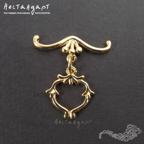 Замок-тогл Autumn Gold Plated 14 мм, изображение 3