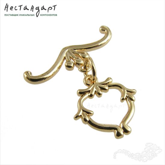 Замок-тогл Autumn Gold Plated 14 мм, изображение 4
