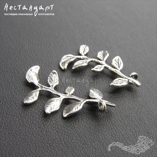 Подвеска Primavera Sterling Silver 13х23 мм, изображение 4