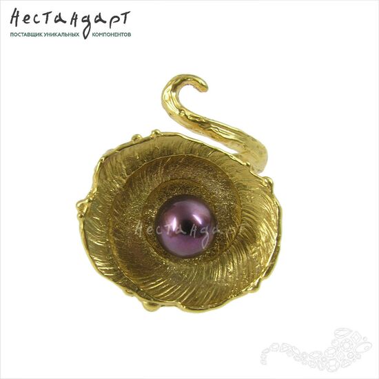 Основа для кольца разъемная Nautilus латунь (17), изображение 4