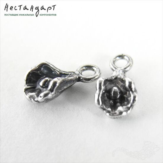 Подвеска Little Pearl Silver Plated 11х5 мм, изображение 2