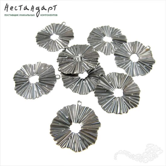 Подвеска Illumination Silver Plated 17х19 мм