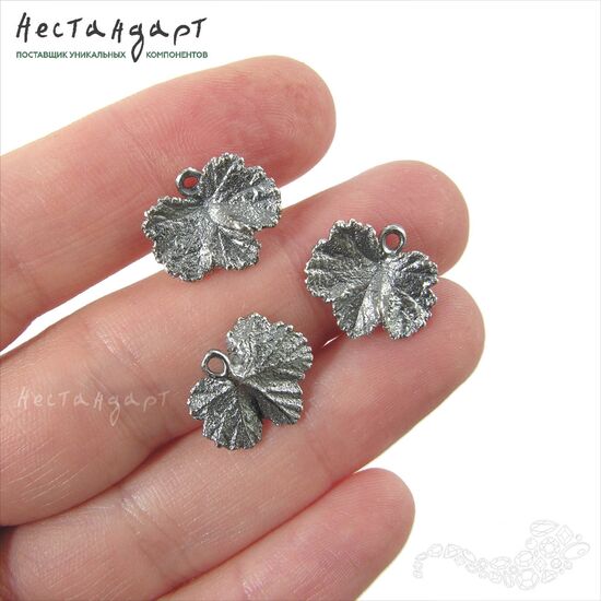 Подвеска Lampone Silver Plated 13х15 мм, изображение 2