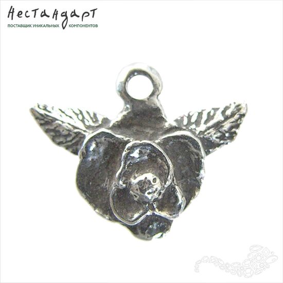 Подвеска Orchid Silver Plated 14х11 мм