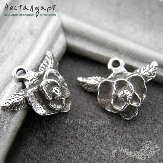 Подвеска Orchid Silver Plated 14х11 мм, изображение 2