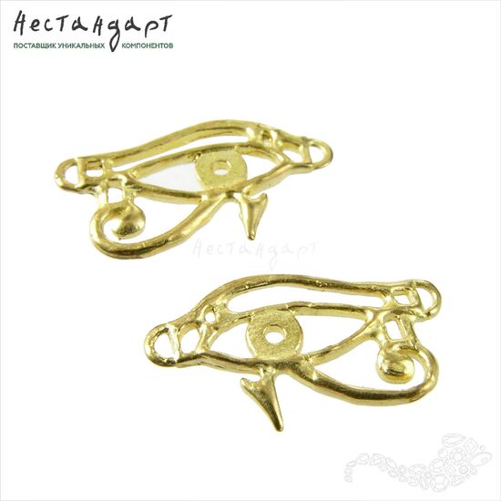 Коннектор-подвеска Wadjet Eye латунь 20х11 мм, изображение 4