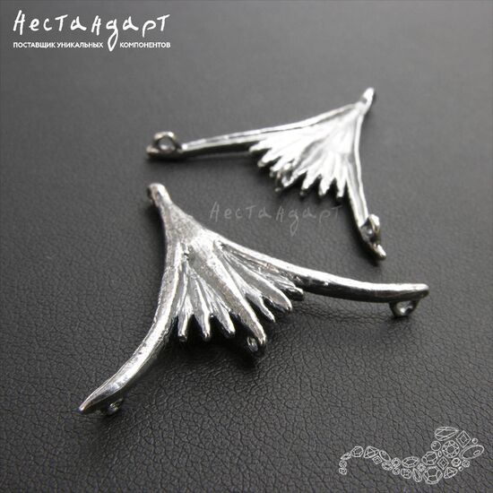 Авторский коннектор Papyrus Silver Plated 34х27 мм, изображение 3