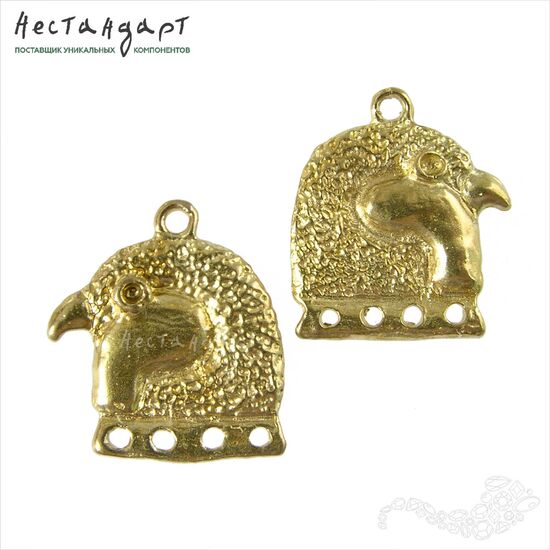 Подвеска-коннектор Horus латунь 18х16 мм