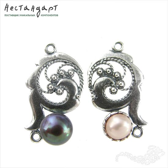 Коннектор Miracle Silver Plated 24х14 мм