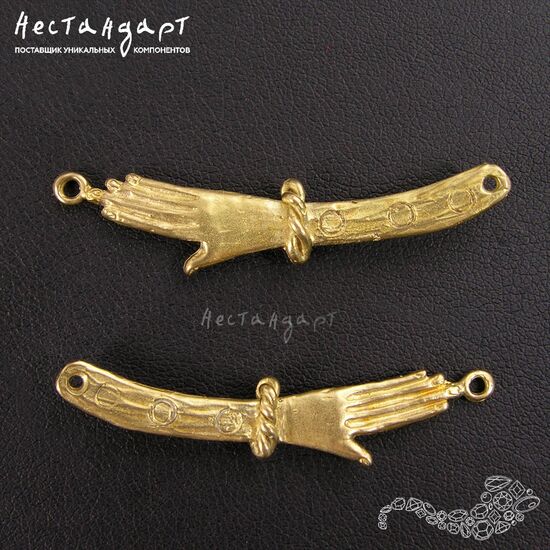 Авторский коннектор Akhenaten латунь 40х7 мм, изображение 3