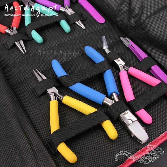 Набор профессиональных инструментов для бижутерии в кейсе (8 шт.), изображение 4