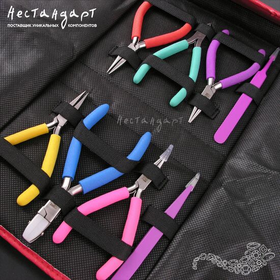 Набор профессиональных инструментов для бижутерии в кейсе (8 шт.), изображение 5