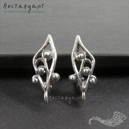 Швензы Morning Silver Plated 18х8 мм (пара)