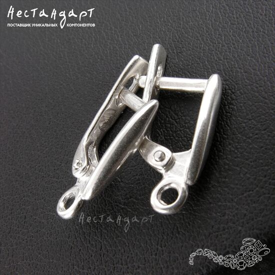 Швензы Cane Sterling Silver 15х2,5 мм (пара), изображение 3