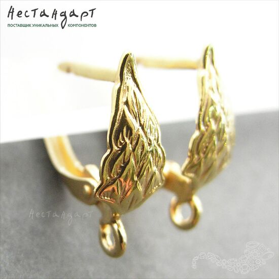 Швензы Middle Earth Gold Plated 17х7 мм (пара), изображение 4