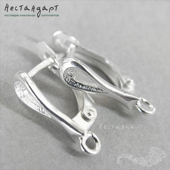 Швензы Style Rhodium Plated 17х5 мм (пара)