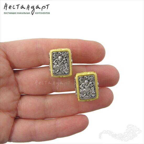 Бусина Bimetal Samurai 18х14 мм, изображение 2