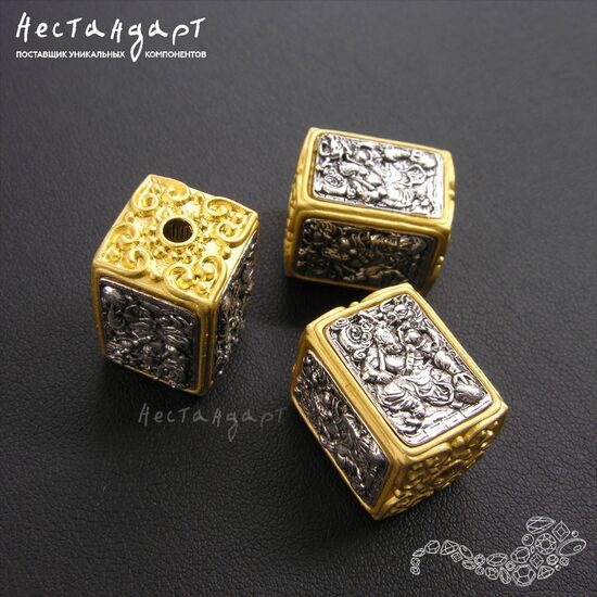 Бусина Bimetal Samurai 18х14 мм, изображение 3