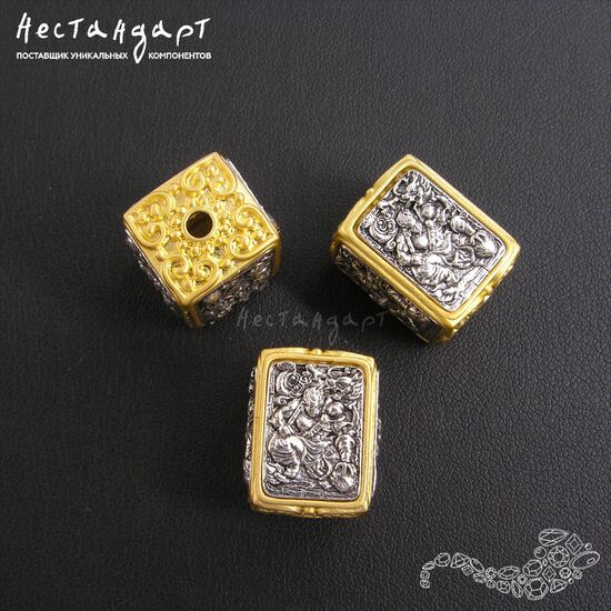 Бусина Bimetal Samurai 18х14 мм, изображение 4