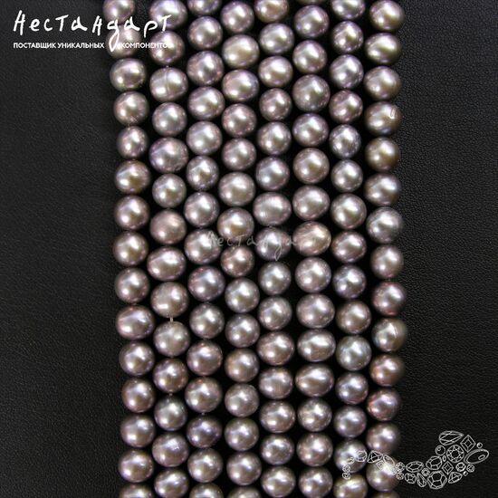 Жемчуг натуральный Wildberry Sorbet 6-7 мм (нить ок. 20 см), изображение 5