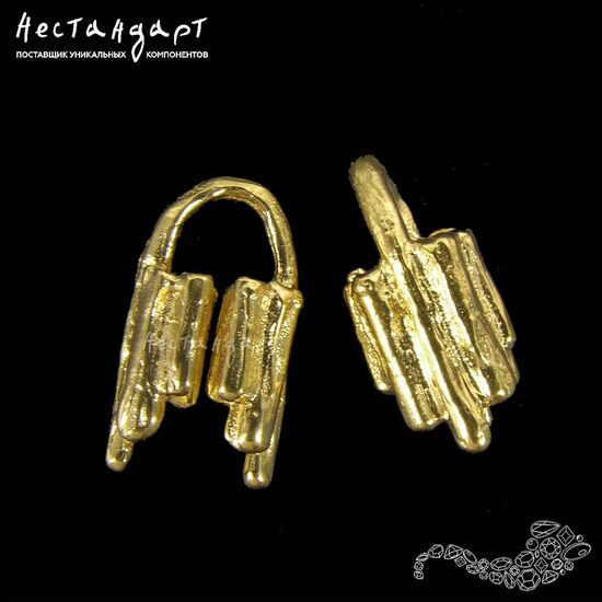 Концевик-зажим Construc латунь 4 мм, изображение 2