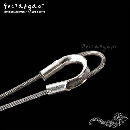 Защита тросика Sterling Silver 5х4 мм