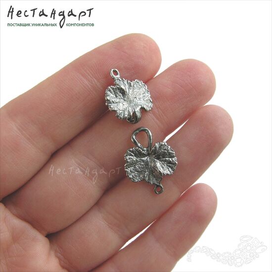 Авторский замок-крючок Lampone Silver Plated 32 мм, изображение 2