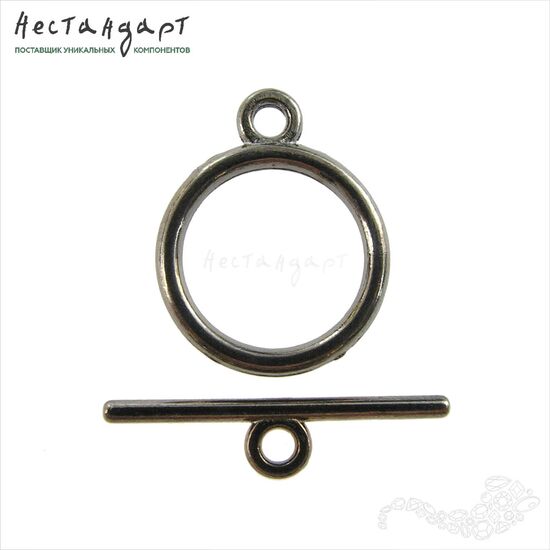 Замок-тогл Laconic Gunmetal 14 мм