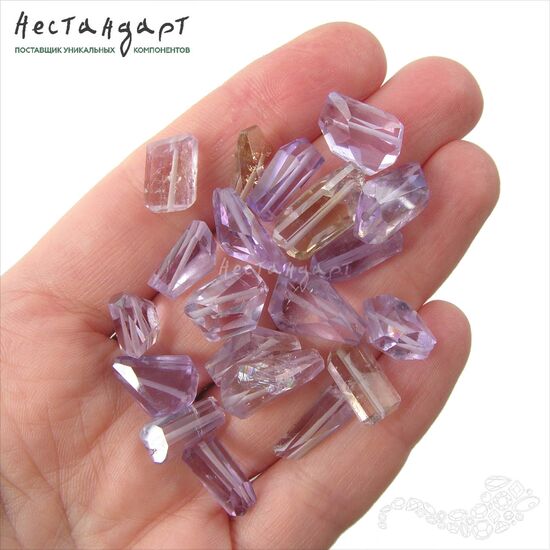 Аметист розовый натуральный Cut Desired 9-18 мм, изображение 3