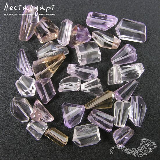 Аметист розовый натуральный Cut Desired 9-18 мм, изображение 4