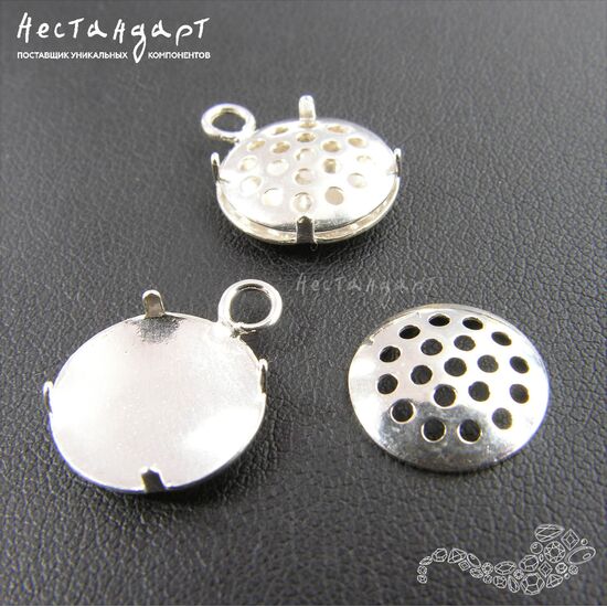 Сеттинг-подвеска Passoire Sterling Silver 16х12 мм