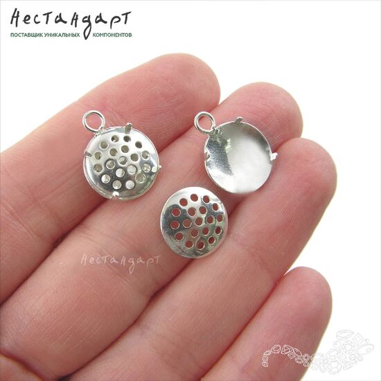 Сеттинг-подвеска Passoire Sterling Silver 16х12 мм, изображение 2