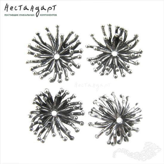 Чашечки Sterling Silver Stami (15 мм), Размер: 15 мм