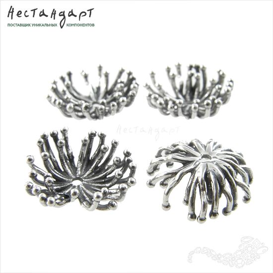 Чашечки Sterling Silver Stami (15 мм), Размер: 15 мм, изображение 2