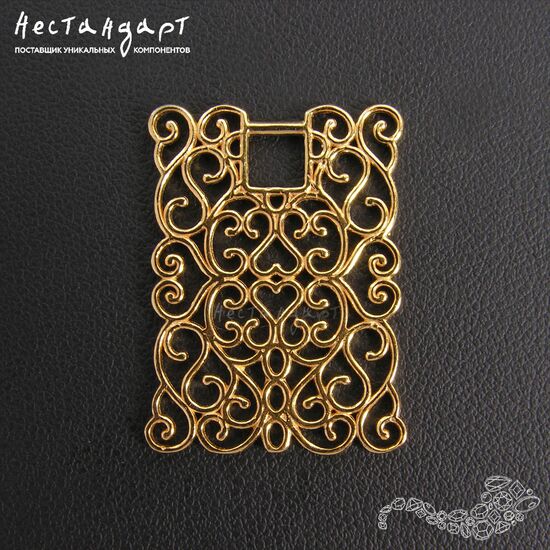 Подвеска-коннектор Michelle Gold Plated 29х21 мм, изображение 3