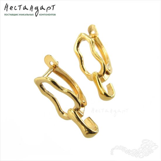 Швензы Morello Gold Plated 21х8 мм (пара)