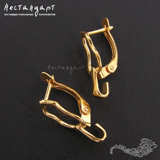 Швензы Morello Gold Plated 21х8 мм (пара), изображение 4