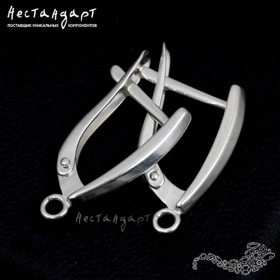 Швензы Aurora Sterling Silver 19 мм (пара), изображение 3
