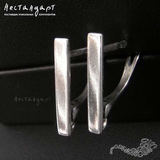 Швензы Metamorphosis Sterling Silver 17х3 мм (пара), изображение 3
