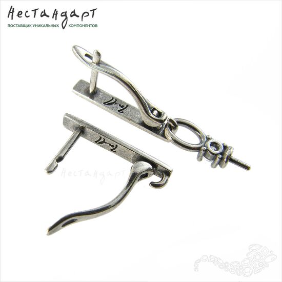 Швензы Metamorphosis Sterling Silver 17х3 мм (пара), изображение 4