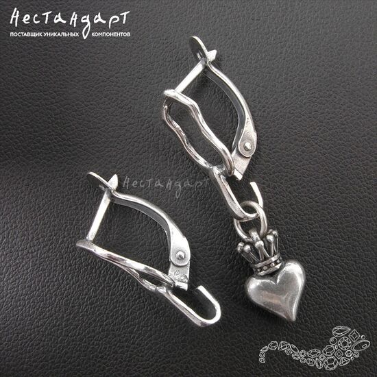 Швензы Morello Silver Plated 21х8 мм (пара)