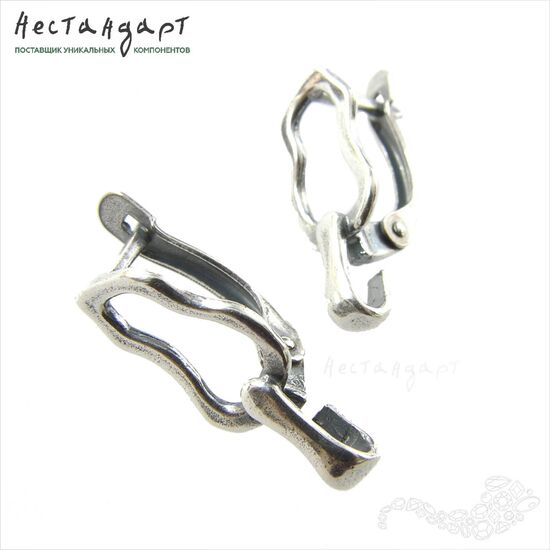 Швензы Morello Silver Plated 21х8 мм (пара), изображение 2