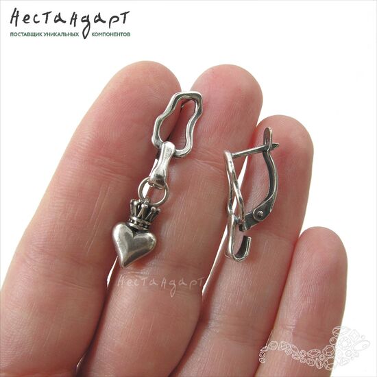 Швензы Morello Silver Plated 21х8 мм (пара), изображение 3