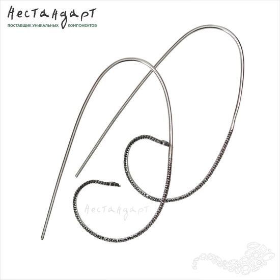 Швензы Gypsy Serpent Sterling Silver 40 мм (пара)