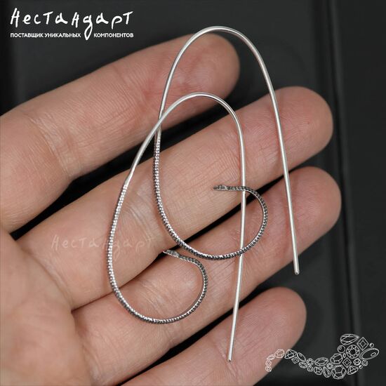 Швензы Gypsy Serpent Sterling Silver 40 мм (пара), изображение 2