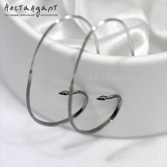 Швензы Gypsy Serpent Sterling Silver 40 мм (пара), изображение 4