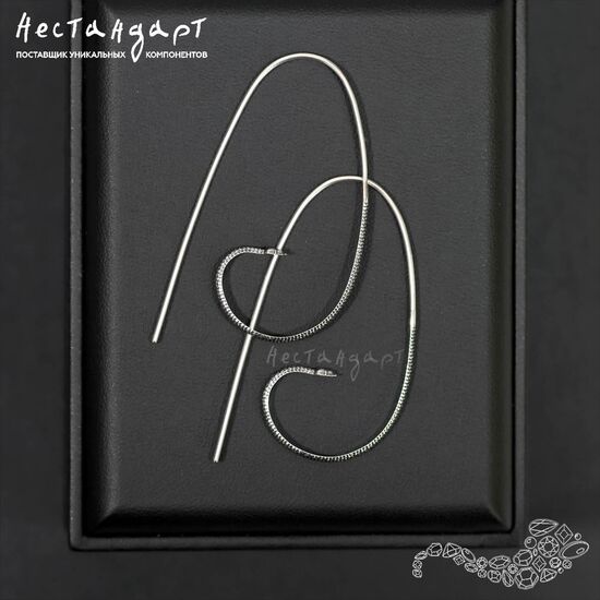 Швензы Gypsy Serpent Sterling Silver 40 мм (пара), изображение 5