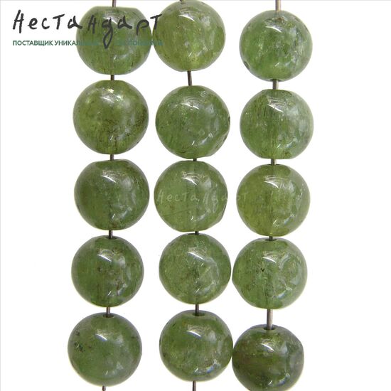 Кианит натуральный зеленый 7,5 мм (уп. 10 шт.)