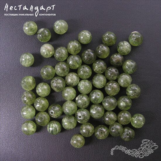 Кианит натуральный зеленый 7,5 мм (уп. 10 шт.), изображение 3