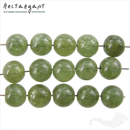 Кианит натуральный зеленый 7,5 мм (уп. 10 шт.), изображение 4